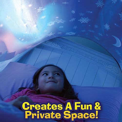 Tienda de campaña para niños y niñas con cabezal iluminado de juego rápido 5