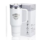 Photo Gallery noorza tumbler 40 oz, insulated with handle (white) Photo Gallery noorza tumbler 40 oz, insulated with handle (white)