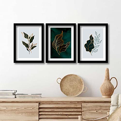 Image of kotart Nature Theme Framed Wall Paintings /Posters with Frame for Room Home (14x20 Inch) Set of 3 multicolor