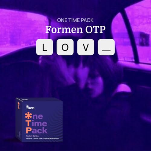 Image of ForMen One Time Pack - Ultra-Thin Condom, Topical Gel & Lube Sachets | Pocket-Sized compact kit (Set of 3)