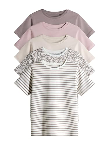 T-Shirt Skateur Fille THE SET Lot de 5 Hauts Manches Courtes