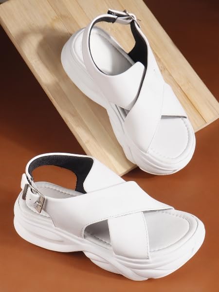 Image of SilverArrow womens Floriva Fashion Sandals|Sandals With Adjustable Buckle Closure|Casual Wear