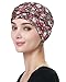 Alnorm Soft Chemo Hats Cancer Beanies for Ladies Fashionable Pink Red