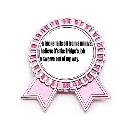 Broche Swerve Art Déco en métal rose, un bijou géométrique élégant