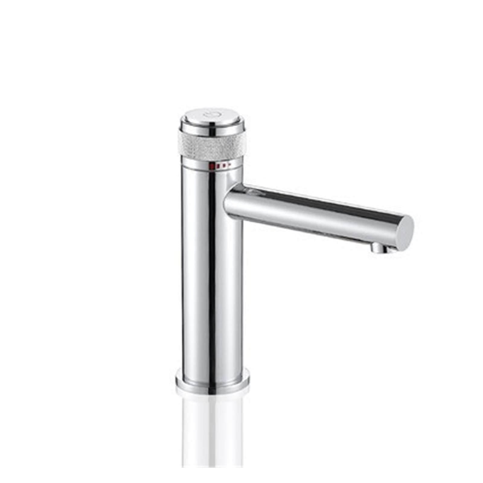 Robinet de lavabo style brosse or et chrome pour rénovation vasque