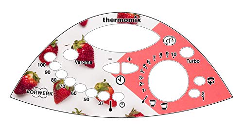 Thermodernizate.com Vinilo botonera thermomix tm31 Fresa