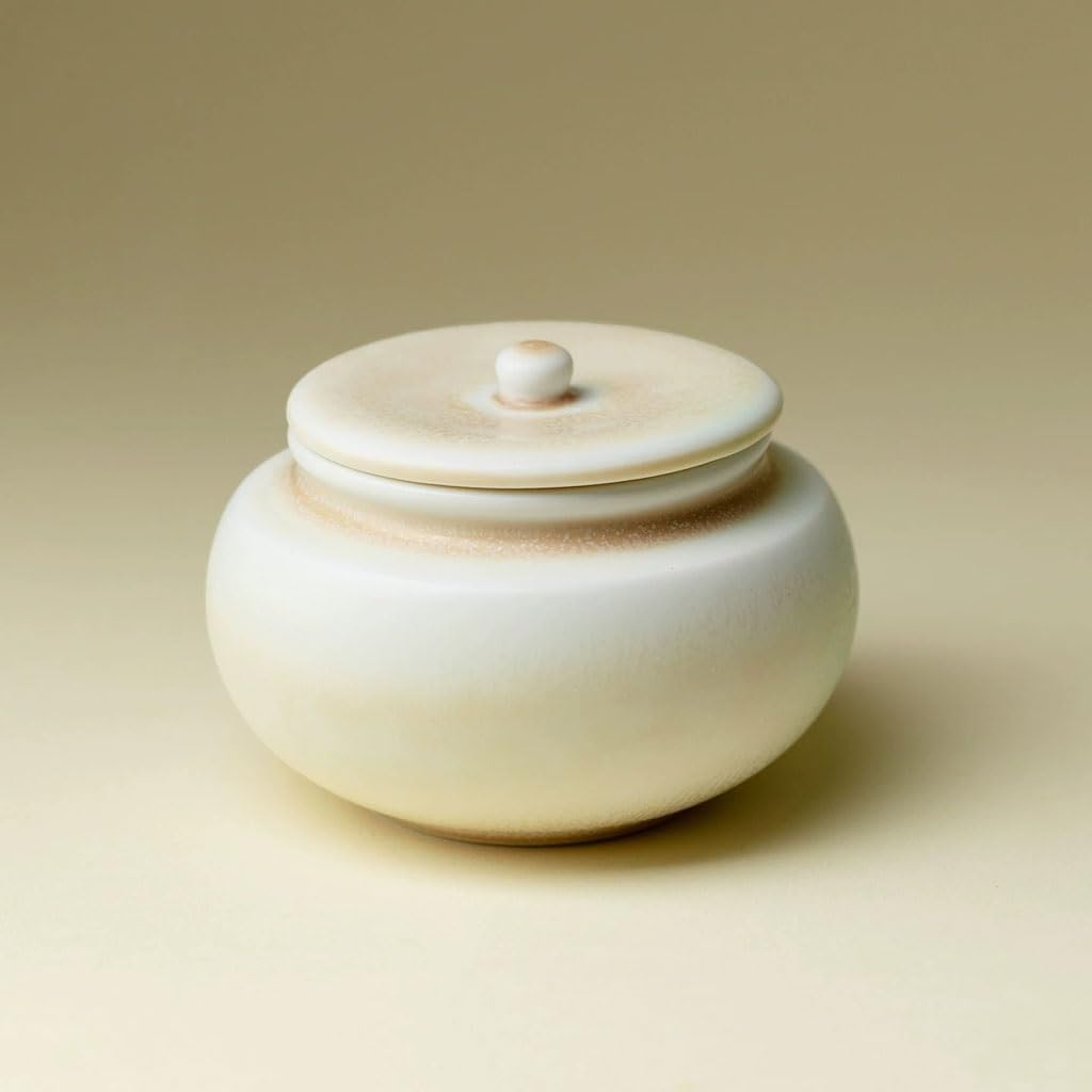 Ceramic Tea Storage Jar with Sealed Lid for Everyday Use
