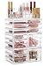 hblife Acrylic Jewelry and Cosmetic Storage Drawers Display Makeup Organizer Boxes Case with 11 Drawers, 9.5" x 5.4" x 15.8", 4 Piece