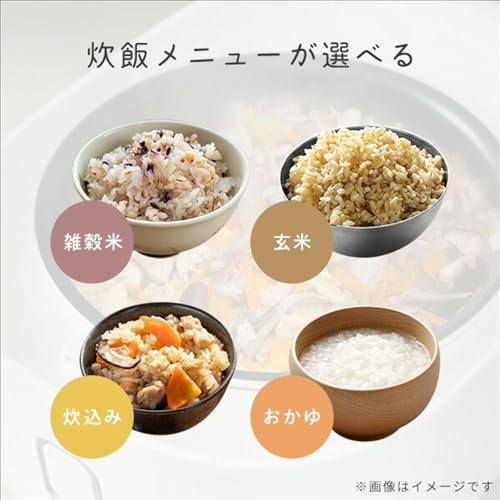 山善(YAMAZEN) 炊飯器 5.5合 5.5NEJP-102DM(B) の商品画像 5