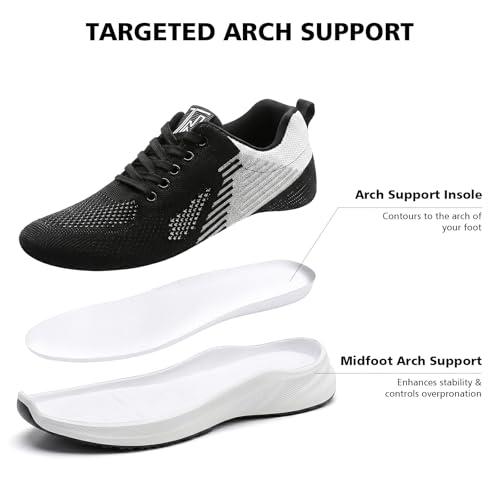 Image of Padgene Womens Sneakers Lightweight Tennis Walking Shoes Sports Running Shoes for Woman Mesh Breathable Gym Fashion Sneakers Athletic Comfortable Casual