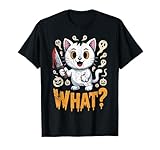 Photo Gallery funny murder cat black kitty murderous con coltello halloween maglietta Photo Gallery funny murder cat black kitty murderous con coltello halloween maglietta