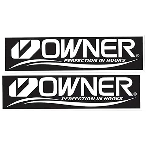 Owner Fishing Decals Stickers 12 Inches Long Size Set of 2 Cover