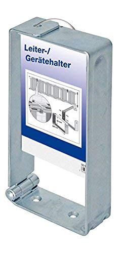 VORMANN Leiterhalter Gerätehalter Schwerlasthalter Metallhalter| Traglast 15 kg | witterungsbeständig | 2-teiliges Set, Größe: 200 x 90 x 50 mm