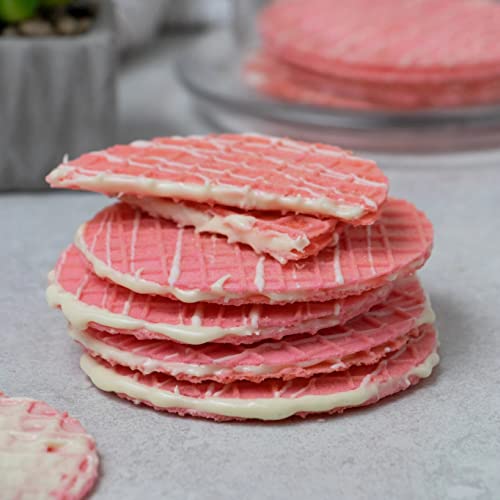 Image of NOVANOVA Waffle Butter Cookies - Red Velvet | Vegetarian, 100% Eggless | With No Added Preservatives | Freshly Baked For Your Order - Box Of 10
