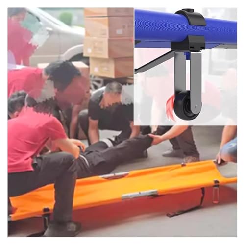 Lit d'urgence en acier inoxydable durable pour hôpitaux - 5