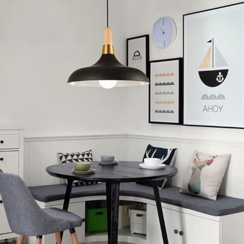 Lampe suspendue bohème LED bois pour design intérieur moderne