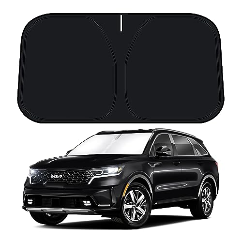 D-Lumina Windshield Sun Shade for 2021-2024 2025 Kia Sorento Accessories, Front Window Sunshade Sun...