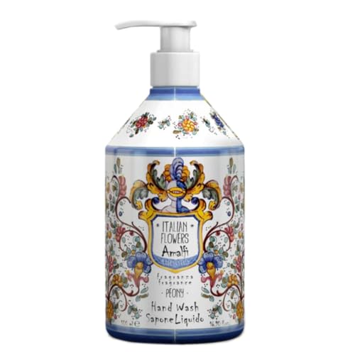 Rudy Profumi Maioliche - Amalfi Peony Sapone Liquido, 500ml