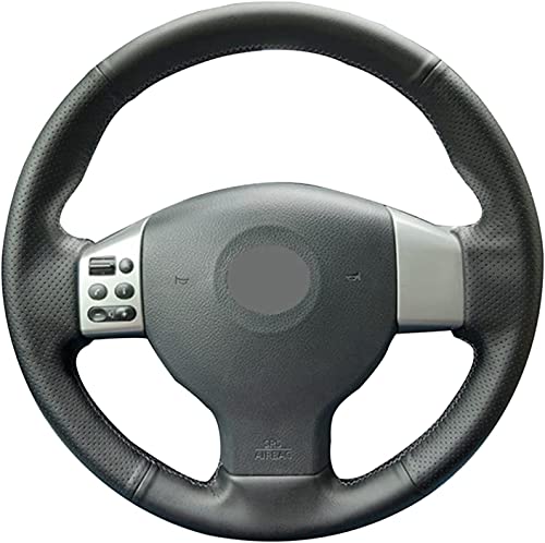 Voiture Caches De Volant Pour Nissan Tiida 2004-2010 Sylphy 2006-2011 Versa 2007-2011, Couvre Volant En Cuir Microfibre Respirant Et AntidéRapant IntéRieur Accessoires Cover