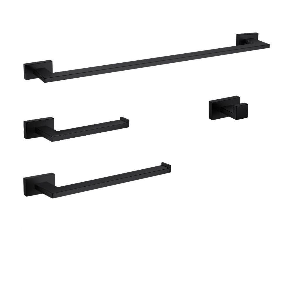 Accessoires de salle de bain en acier inoxydable et finitions or brossé K16