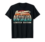 Photo Gallery vintage awesome since 1978 edizione limitata - 47° compleanno maglietta Photo Gallery vintage awesome since 1978 edizione limitata - 47° compleanno maglietta