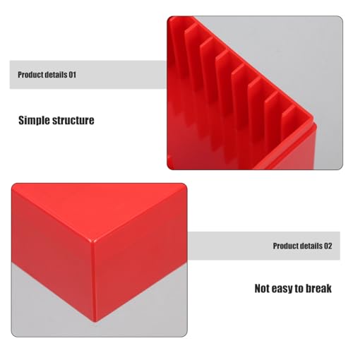 Caja plástica roja para monedas Abaodam miniatura 3