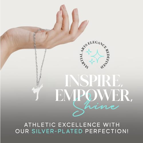 Sportybella Karate Necklace, Martial Arts Pendant, Charm Pendant Necklace, Karate, Judo, MMA, Taekwondo, or Jiu Jitsu Gift3