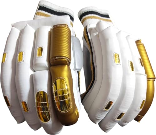 Image of Player Edition Cricket Gloves | Batting Gloves for Mens (Golden, Right)