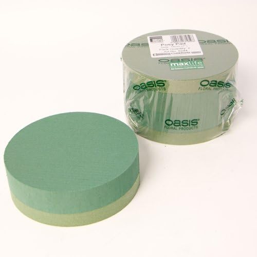 2x 7" Oasis Floral Foam Posy Pads 7 Inch Diameter