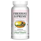 Maxi Health Fibermax Supreme – Fiber Capsules for Gentle Digestive and Gut Support – Vegetarian Psyllium Husk Capsules – Kosher Fiber Supplement for Men and Women (180 Count)