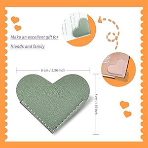 Leatherheartbookmarkswinjeto6piecescutecornerpagebookmarksforteachersstudentsbookreadingloversforschoolofficehomesuppliesheart6pcs Urban Country Home Decor Leather heart bookmarks winjeto 6 pieces cute corner page book marks for teachers students book reading lovers for school office home supplies heart6pcs urban country home decor