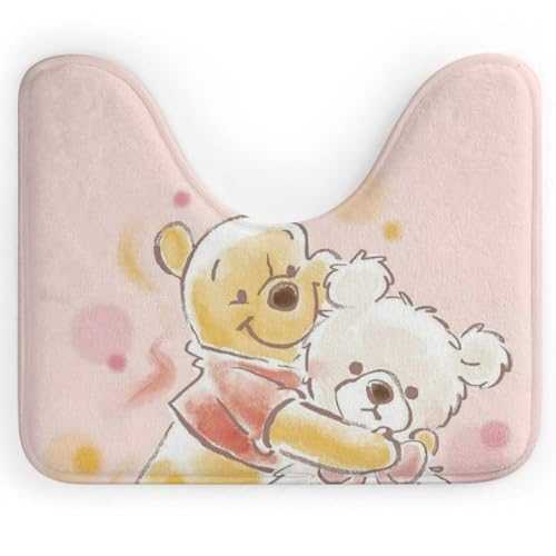 くまのプーさん トイレマット おしゃれ 敷物 ふわふわ 洗える トイレまっと 吸水 滑り止め 可愛い THEBEASTPIE お手洗い 40*50cm インテリア といれまっと