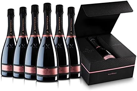 Sant’Orsola Prosecco DOC Rosè LX Brut Millesimato Vino Espumoso Italiano Seco – 6 Botellas X 750ml Sant’Orsola Prosecco DOC Rosè LX Brut Millesimato Vino Espumoso Italiano Seco – 6 Botellas X 750ml