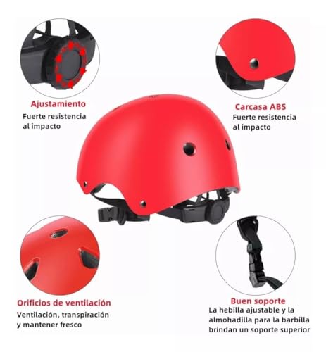 Reviews y listado de Casco rodilleras coderas del mes. 5 Imagen adicional