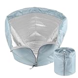 屋外植物用フロストクロス - 屋外植物凍結カバー | ジッパー付き引き紐付き断熱プロテクター、庭温室ブッシュローズポットツリー作物パームフルーツシトラスイチジクガーデニング用