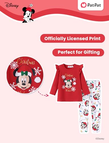 Image of Disney Girls Outfits Long Sleeve Lightweight Shirt +Leggings Clothing Sets