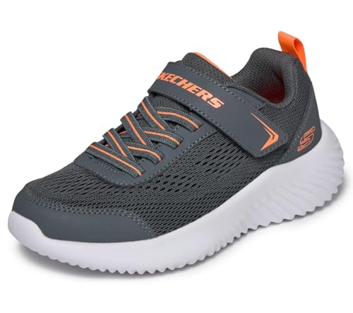 Skechers Bounder Sneaker, Antracite, 11 UK Bambino