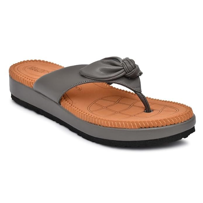 Image of HEALTH FIT Orthopedic with Super Extra Soft Ortho Care Anti-Skid Doubleu Flip-Flops for women Slippers /Doctor Chappal & Footwear HF330
