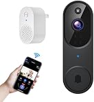Orbitell Wireless Wi-Fi Video Doorbell Two-Way Audio, Motion Detection AI, Night Vision and Cloud Storage