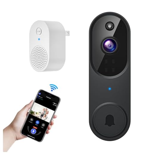 Orbitell Wireless Wi-Fi Video Doorbell Camera with Two Way Audio, AI Motion Detection, Night Vision and Cloud Storage, 2.4G Wi-Fi only