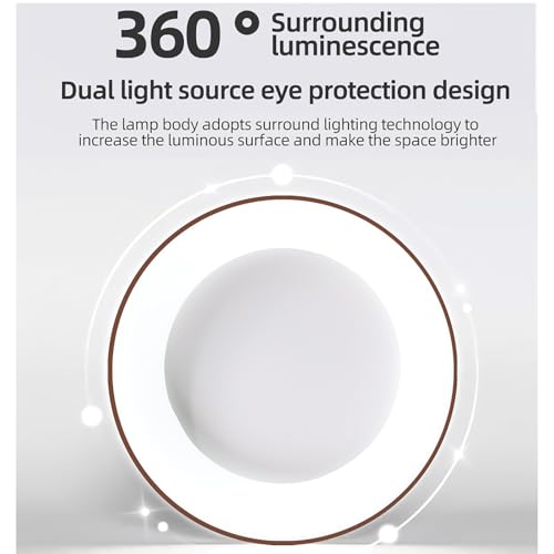Lámpara de techo LED plana de 30cm blanca regulable e impermeable para cocinas 3