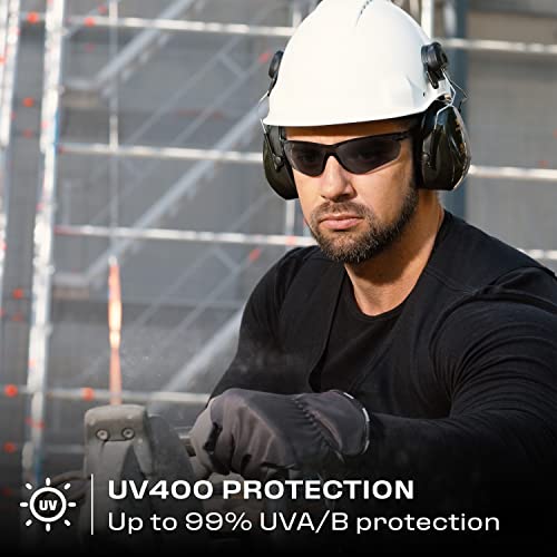 Nocry Safety Sunglasses For Men And Women; Certified Ansi Z87.1 Dark Tinted Safety Glasses With Anti-Fog & Anti-Scratch Lenses And Uv Protection; Cycling Glasses, Sports Sunglasses For Men And Women #TOP5