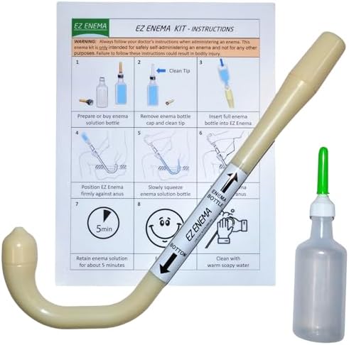 Rounded EZ Enema Non-Intrusive Enema Kit - No Insertion Required ...