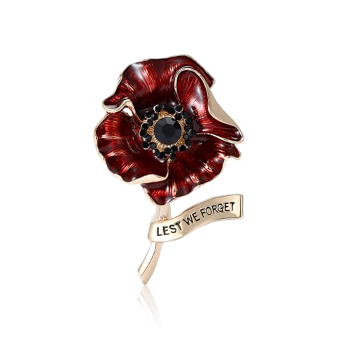 Image of Rhinestone Flower Brooches for Women Enamel Floral Brooch Lapel Pins for Mom Wife Elegant Dress Accessories Mother's Day Jewelry Gifts