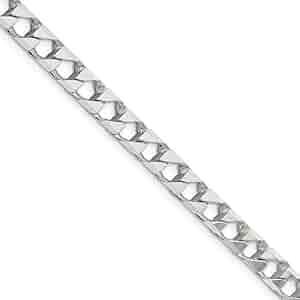 その他 gla chain SILVER Sterling Silver 9.75mm Flat Curb 20