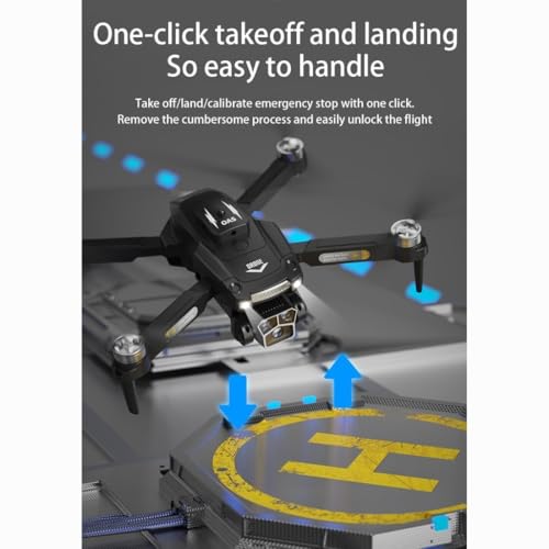 Image of FITIJA-Drone-with-4K-Camera-WiFi-FPV-1080P-HD-Dual-Foldable-RC-Drone-Altitude-Hold-Headless-Mode-Visual-Positioning-Auto-Return-App-Control-Multicolor-4 (D3)
