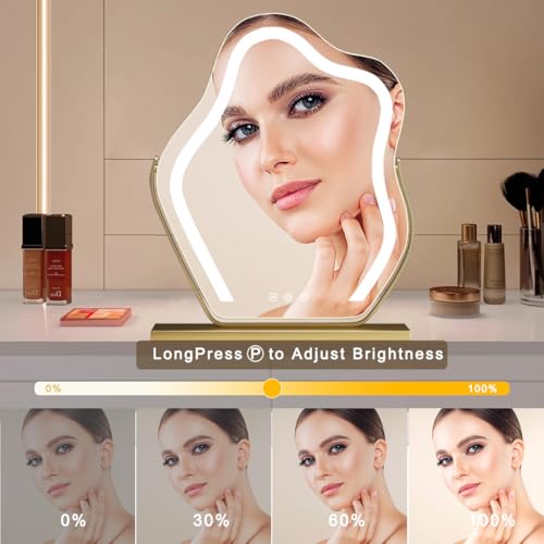 Espejo de Maquillaje con Luces en Forma de Nube miniatura 5