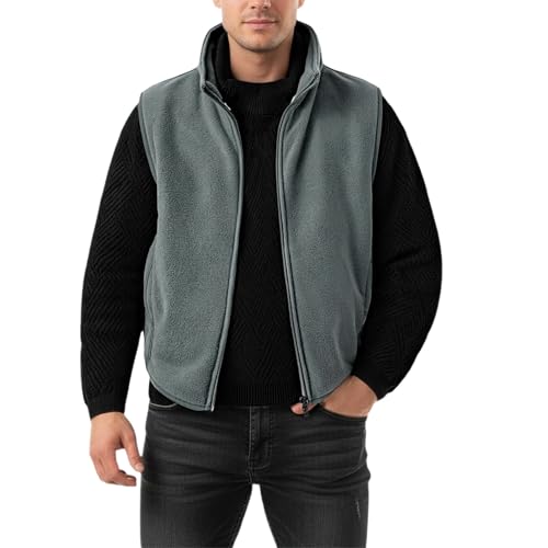 Gilet thermique épais de qualité supérieure doublé polaire pour l'extérieur