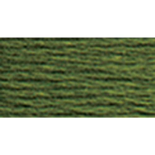 Hilo de algodón DMC perla tamaño 8 color aguacate medio miniatura 1