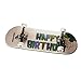 NOAHWOOD Wooden PRO Fingerboards Present Gift(Deck,Truck,Wheel / a Set) (Happy Birthday II)